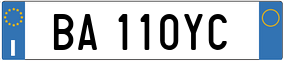 Truck License Plate